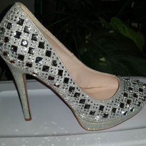 Rhinestone heels